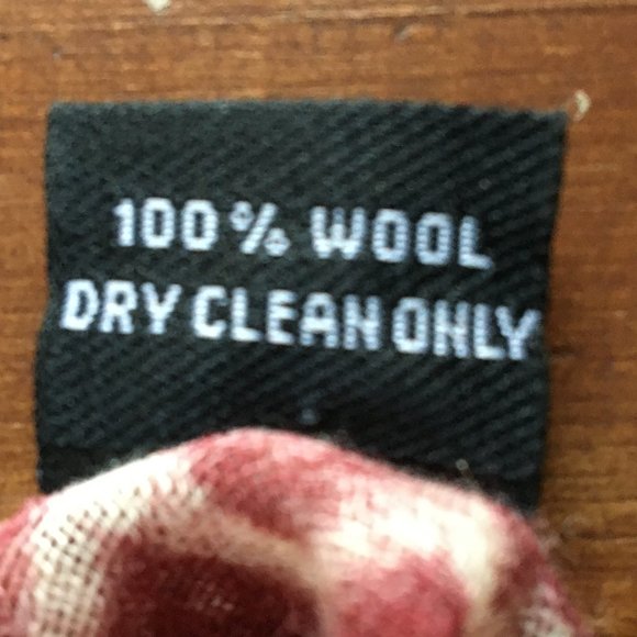 Wool Patterned Scarf - Picture 3 of 4